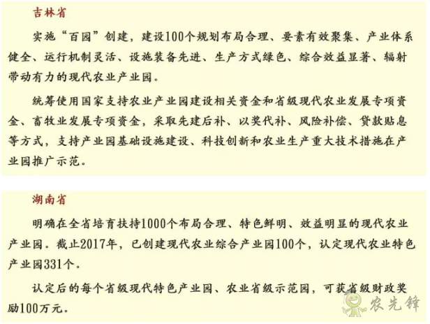 中央財政百億扶持資金支持現代農業產業園！ 申請又需要哪些事項？