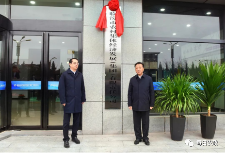 機構改革！成立市農村集體經濟發展(集團)有限公司