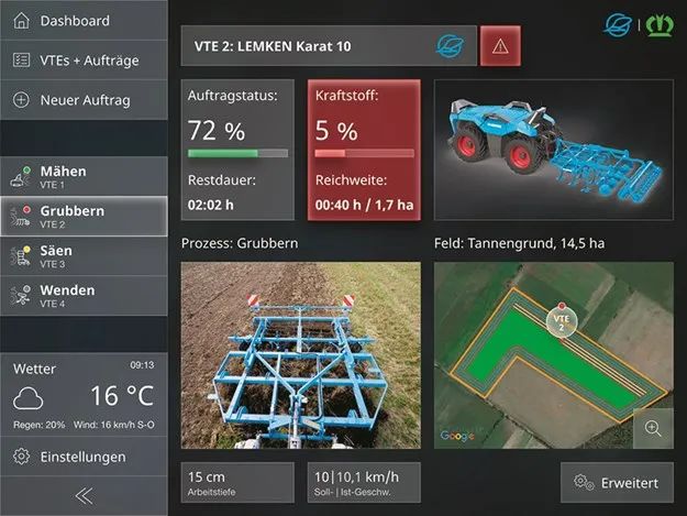 農機具指揮拖拉機！科羅尼聯手雷肯提出無人作業新設想
